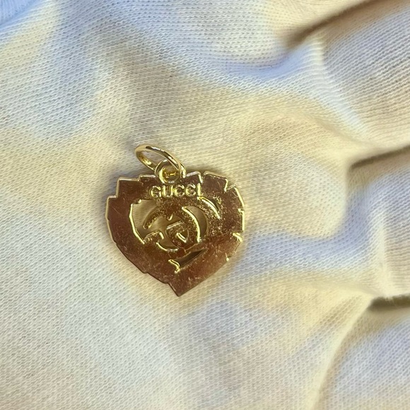 Gucci Zipper Pull with BLUE crystals! - Picture 4 of 4